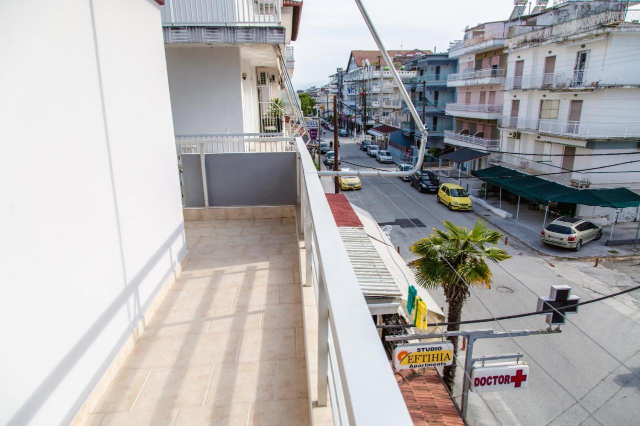 Studio Eftihia Aparthotel Paralía Exteriör bild